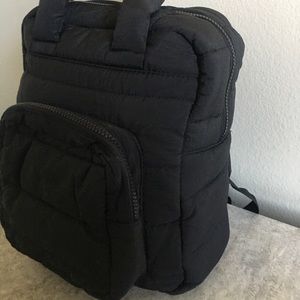Mini puffer backpack
